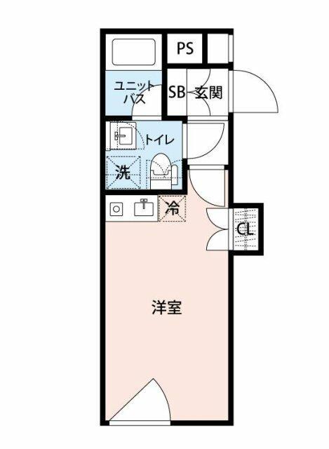 マイナビSTAY立会川(ワンルーム/1階)の間取り写真