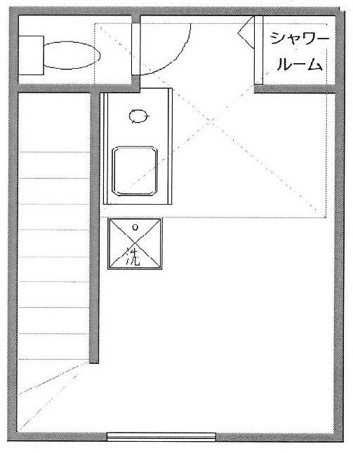 サークルハウス田園調布2番館(ワンルーム/2階)の間取り写真