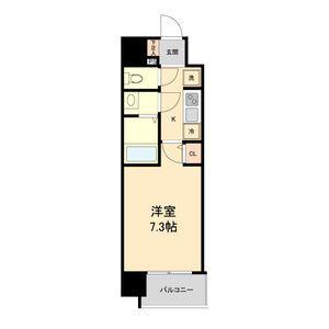 HF仙台本町レジデンス(1K/3階)の間取り写真