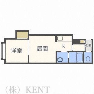 サンハイツ ルナ(1LDK/2階)の間取り写真