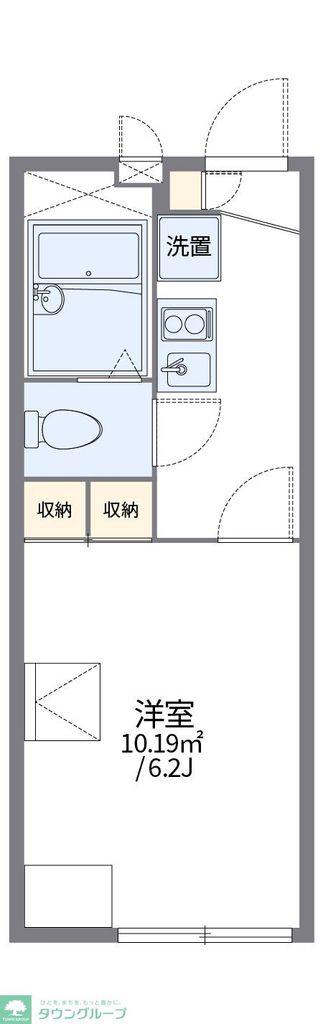 レオパレスアードゥラー(1K/1階)の間取り写真