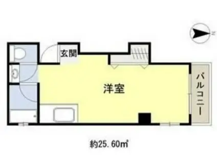 リブロン和泉町(ワンルーム/5階)の間取り写真
