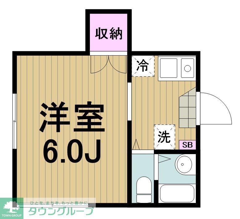 森メゾン(1K/1階)の間取り写真