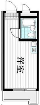 TOP中野第2(1K/3階)の間取り写真