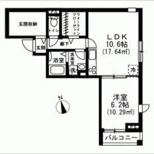 メゾン ルミエール(1LDK/3階)の間取り写真
