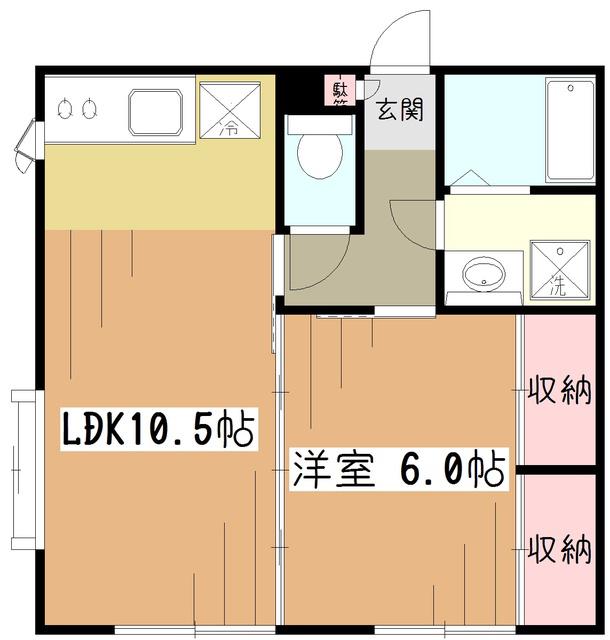 プリミエーロ(1LDK/1階)の間取り写真