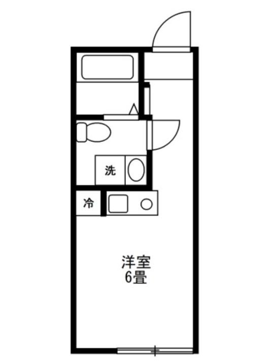 サンセリテ池袋1棟(ワンルーム/4階)の間取り写真