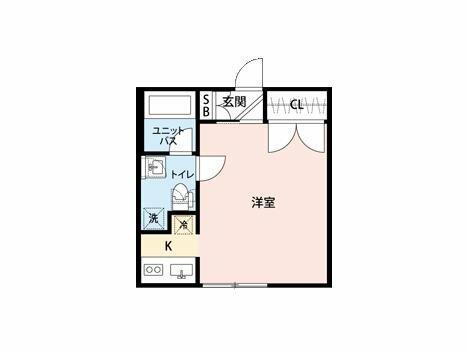 マイナビSTAY立会川2(1K/1階)の間取り写真