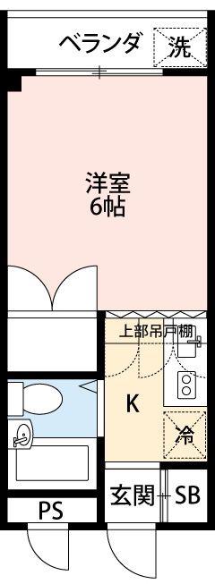 インフィニット狭山ヶ丘(ワンルーム/3階)の間取り写真