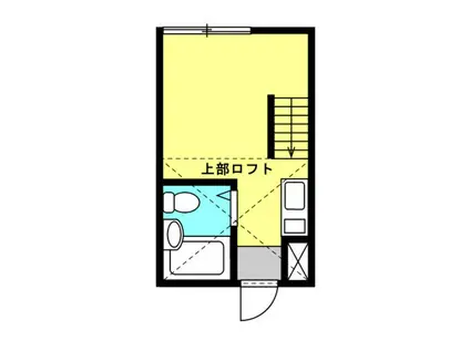 トーオーハイツ(ワンルーム/2階)の間取り写真