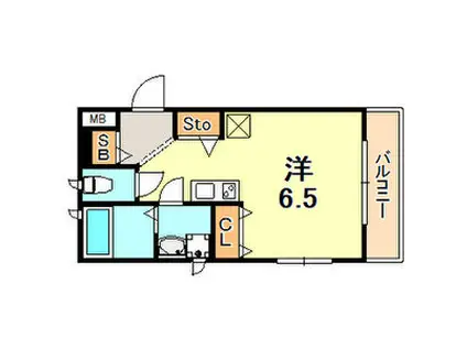 ワコーレヴィアーノ垂水王居殿II(ワンルーム/2階)の間取り写真