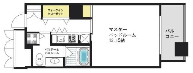 ザ タワー大阪レジデンス(1K/7階)の間取り写真