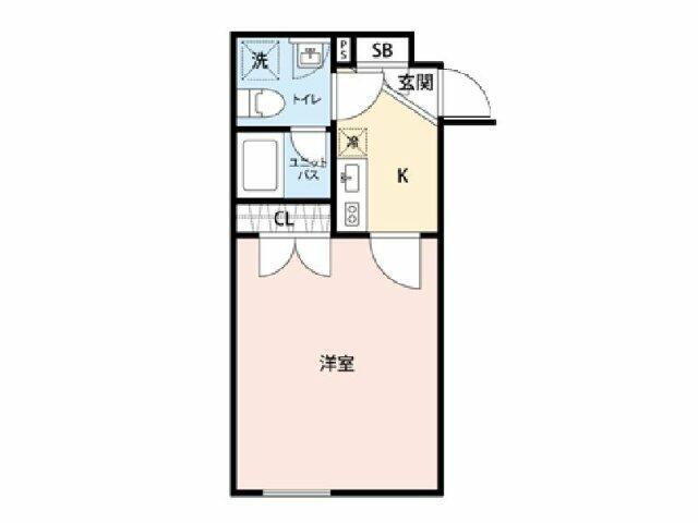 マイナビSTAY立会川(1K/3階)の間取り写真