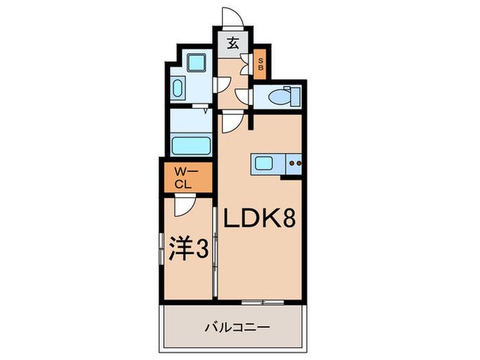 ARTIZA王子公園D.C(1LDK/5階)の間取り写真