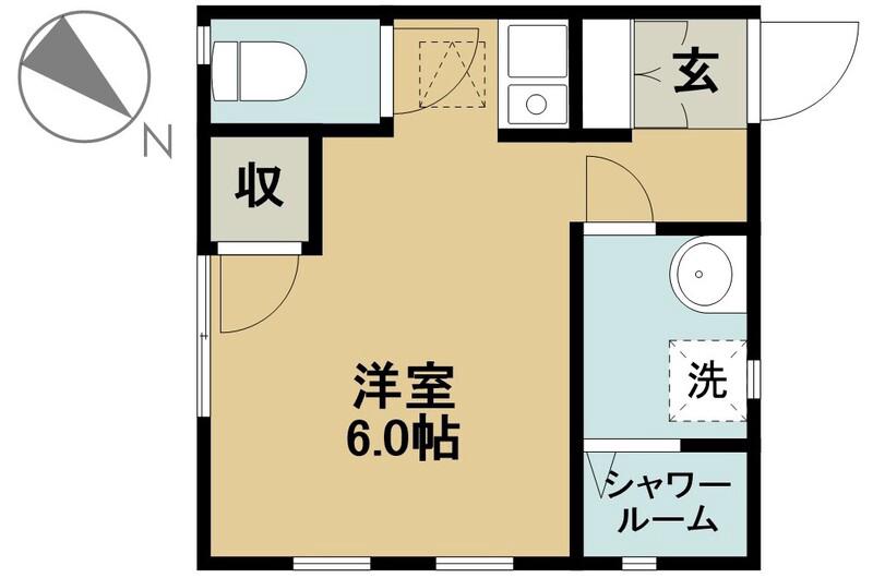東京メトロ東西線 早稲田駅(メトロ) 徒歩4分 3階建 築12年(ワンルーム/1階)の間取り写真