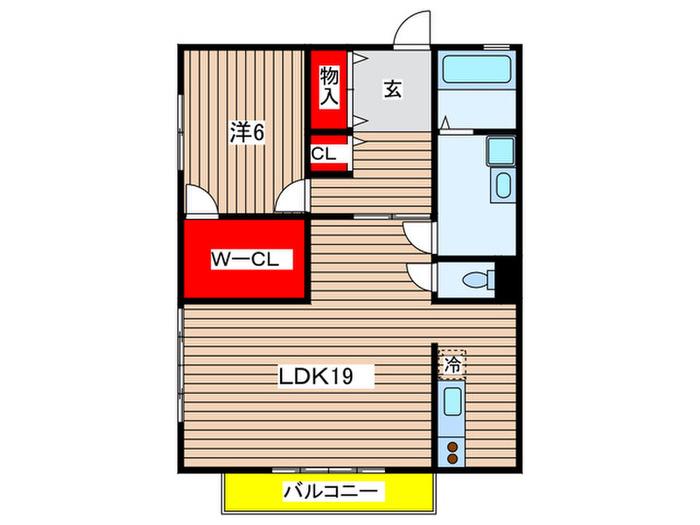 プリンス日吉(1LDK/2階)の間取り写真