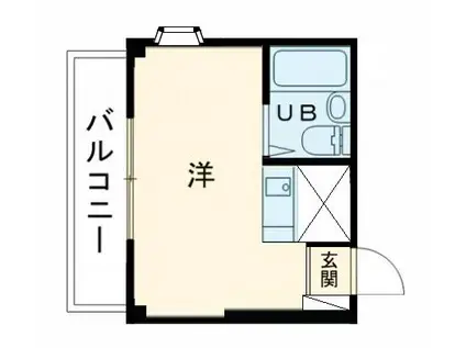 リッチライフ伊川谷I(ワンルーム/3階)の間取り写真