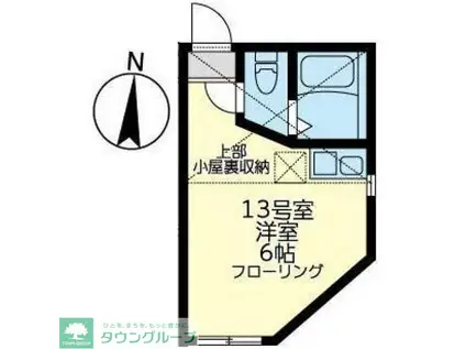 ユナイト追浜ジョルジャ・メローニ(ワンルーム/1階)の間取り写真