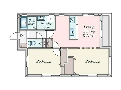 モンテベルデ本駒込(2LDK/3階)の間取り写真