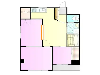 ハイライフ横浜(3DK/9階)の間取り写真