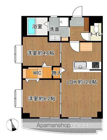 SOコスモス(2LDK/4階)の間取り写真