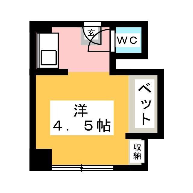 MAISON DAITO(ワンルーム/2階)の間取り写真