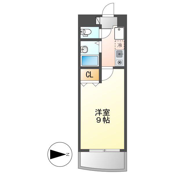 アトレHAYASHI(1K/6階)の間取り写真