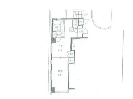 ナチュレ川口(1DK/3階)の間取り写真