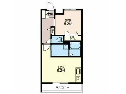 メゾン・ド・リッツ壱番館(1LDK/1階)の間取り写真