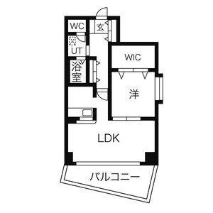 エムズハウス(1LDK/7階)の間取り写真
