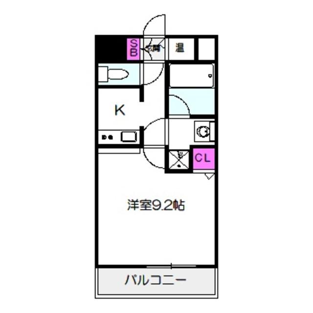 関目タウンビル(1K/6階)の間取り写真
