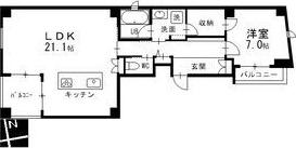 METRO GARDEN 丸の内(1SLDK/3階)の間取り写真