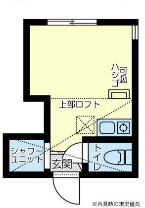 ユナイト白楽レオノールの杜(ワンルーム/1階)の間取り写真