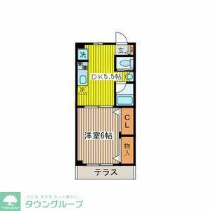ドミールMORI(1DK/1階)の間取り写真