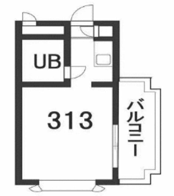 ユースフル大塚(ワンルーム/3階)の間取り写真