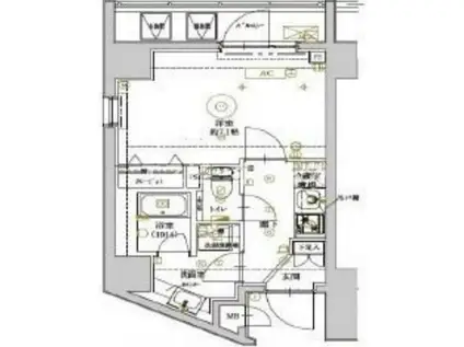 ARTESSIMO ESK(1K/7階)の間取り写真