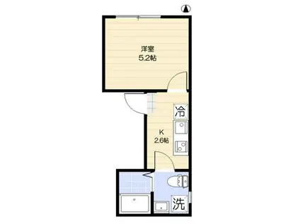 アレクシス羽田(1K/3階)の間取り写真