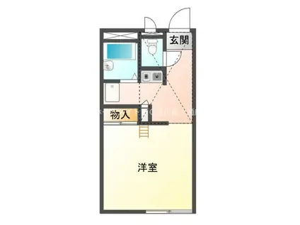 レオパレス前川1(1K/2階)の間取り写真