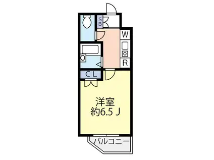 グランヴァン目白台(1K/3階)の間取り写真