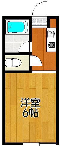 IL MARE(1K/2階)の間取り写真