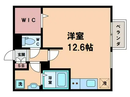 ヴィーブル和み(ワンルーム/2階)の間取り写真