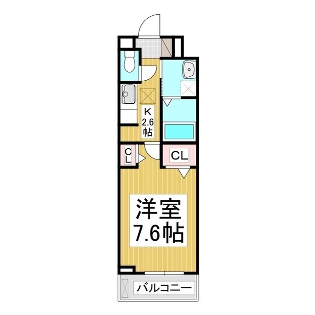 SUMIKAWA(1K/1階)の間取り写真