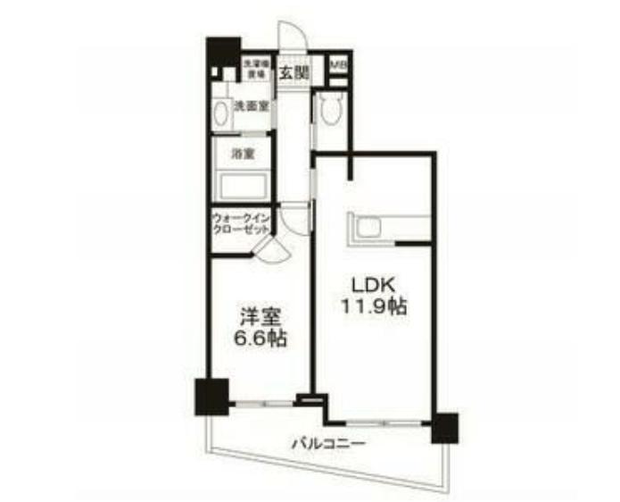 マーシスマルル(1LDK/2階)の間取り写真