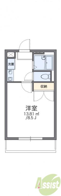 レオパレス日生ひがし(1K/2階)の間取り写真