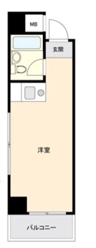 大営長者町ビル(ワンルーム/5階)の間取り写真