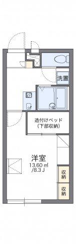 レオパレスソレーユ(1K/2階)の間取り写真