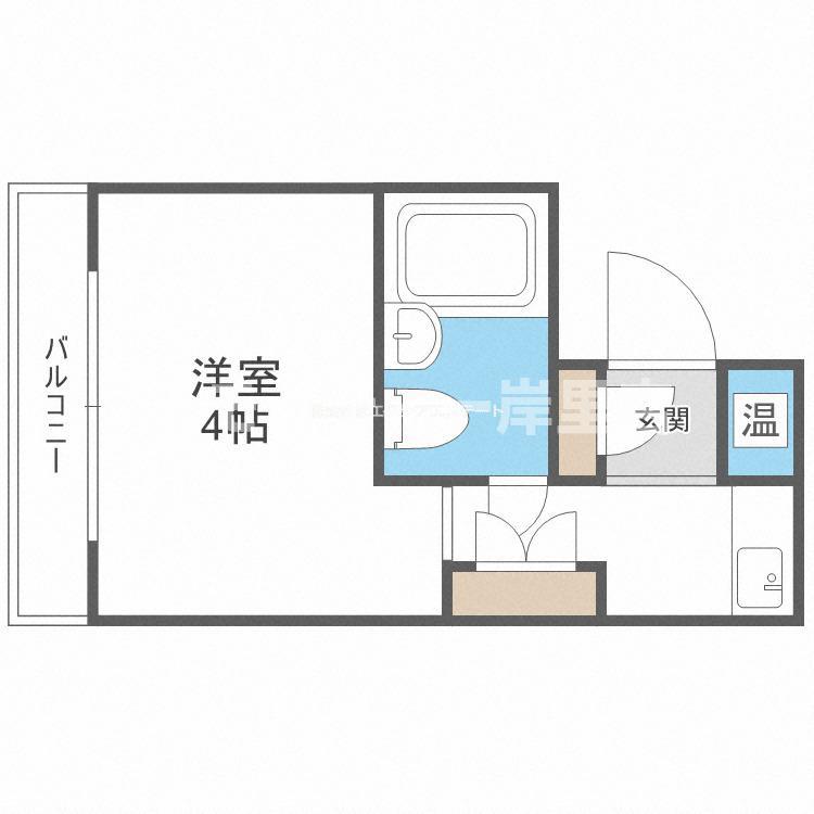 グランビルド平林(ワンルーム/3階)の間取り写真