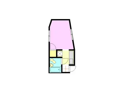 JR東海道本線 大船駅 徒歩12分 2階建 築33年(1K/2階)の間取り写真