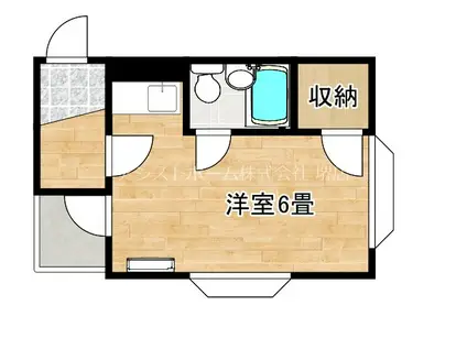 レインボー宿院(ワンルーム/3階)の間取り写真