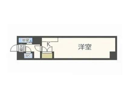 パワービル大麻駅前(ワンルーム/3階)の間取り写真